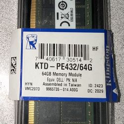 RAM 64gb DDR4