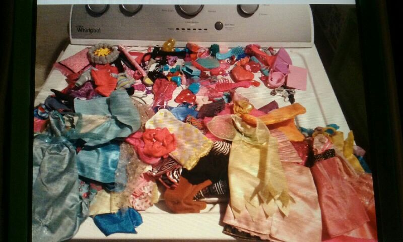 Barbie clothes and many other accessories cars etc