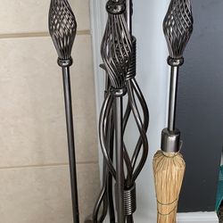 Fireplace Tools Wrought Iron 