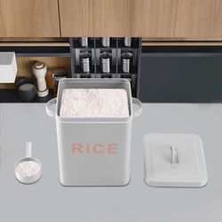 Brand new never been used Metal Food Storage Container 6L/1.59 gallon  for Rice Flour Sugar Pet Food Cereal