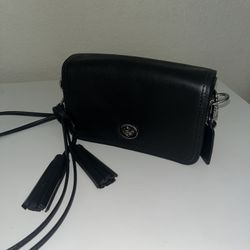 Black Coach Penny Bag