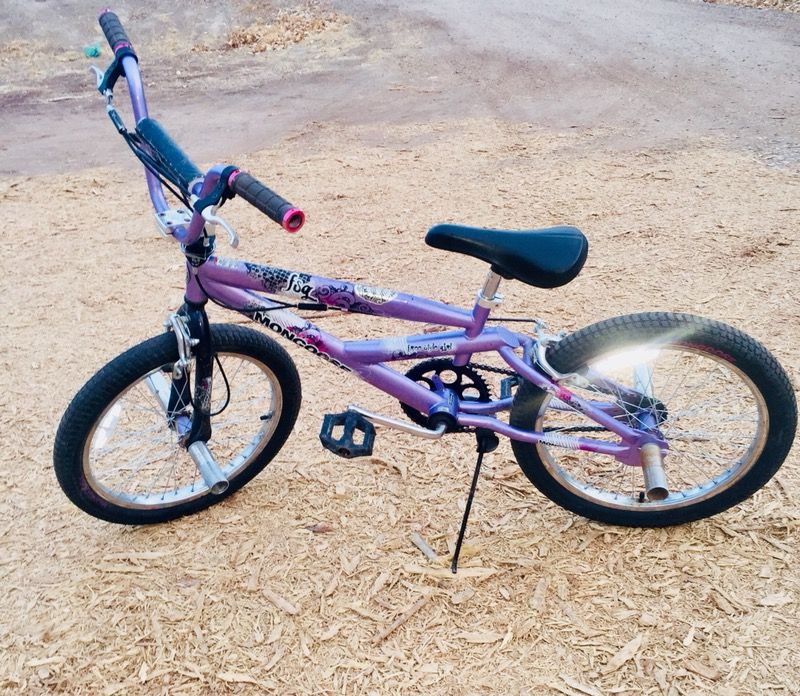 Purple mongoose bmx online bike