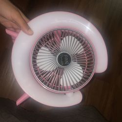 Desktop Fan Pink