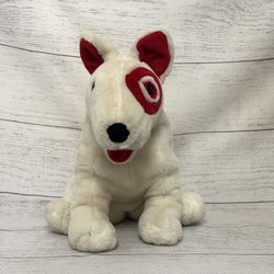 Vintage 2001 Bullseye Target Dog 16” Inch Plush Toy