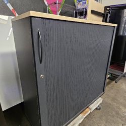 Metra Sliding Door Shelf and File Cabinet 

