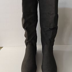 Style & Co grey Faux Suede Boots Size 11M