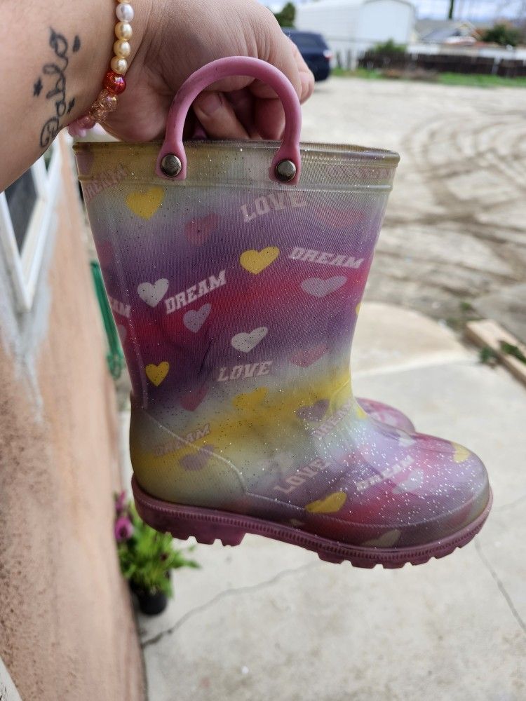 Girl Rain Boots