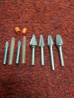 1/4" Shank carbide burr lot