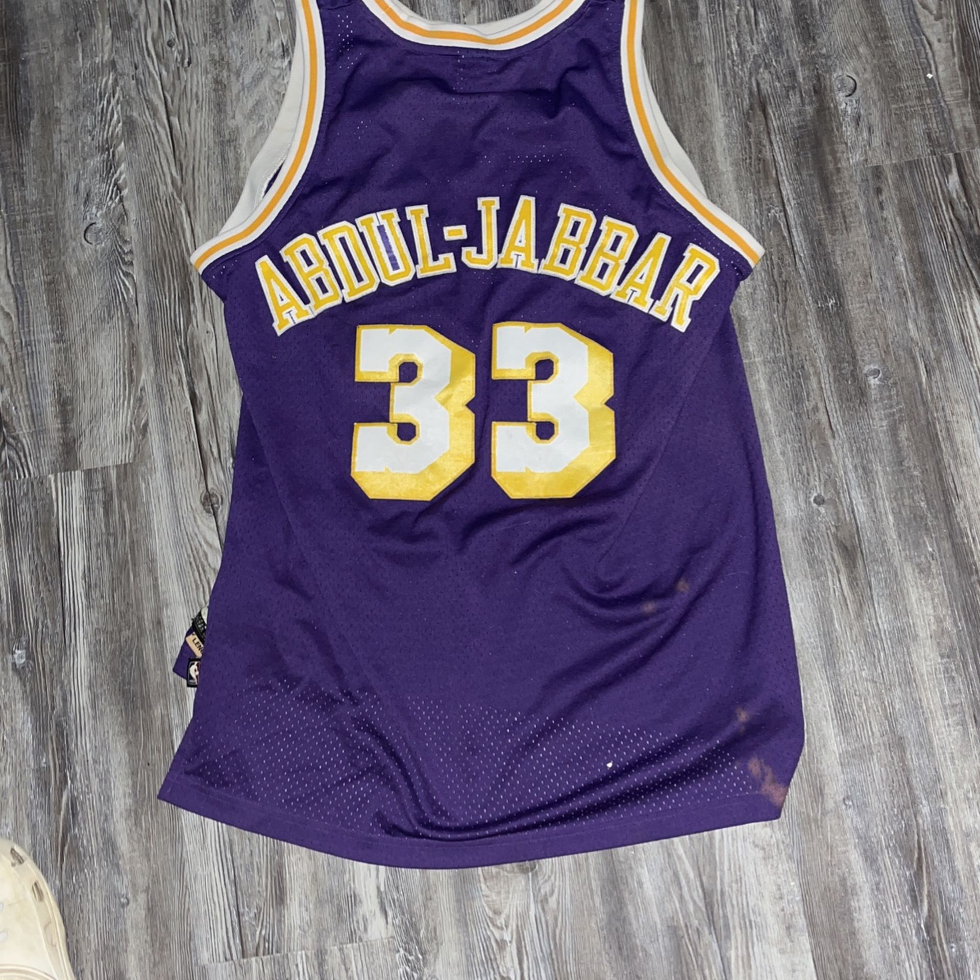 Vtg Kareem Abdul-Jabbar Reebok Hardwood Classics