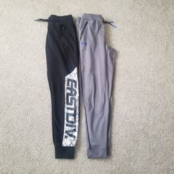 Set of two Youth size L sweatpants - Under Armour size L and H&M Easton sweats size 12/13.
