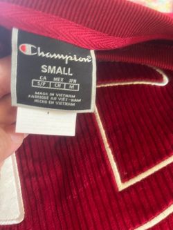 Champion  velvet red crew