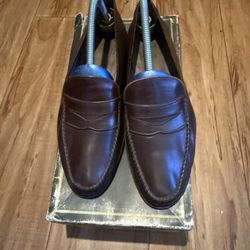 Vintage Bally Penny Loafers Brown Size 8