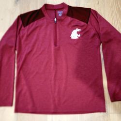 WSU Cougars Champion Half Zip Campus Pullover (Men's XL)
