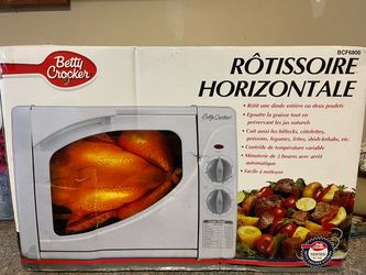 New Large Betty Crocker Rotisserie Oven Counter top