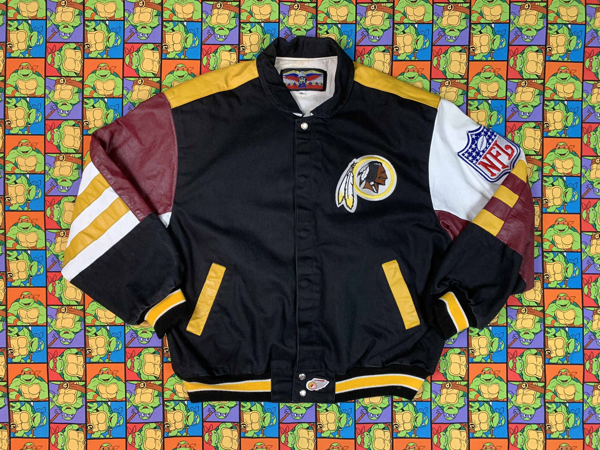 🔥🏈 Vintage Jeff Hamilton Redskins Jacket