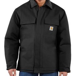 Carhartt Men's Loose Fit Firm Duck Insulated Coat Size S OC0003-M
