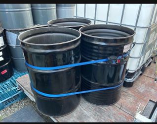Burn barrel/ fire pit 55 drum (no lids) $20 each have 3