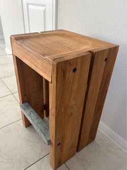 Luxury Seasonal Living Reclaimed Teak Side Table / Stool