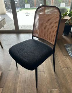 Set of 6 Modern Cane Dining Chairs – $150 ($25 Each)