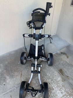 CaddyTek Explorer V8 4-Wheel Golf Push Cart - Great Condition