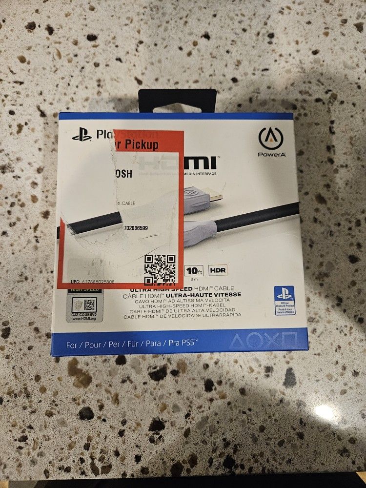 PlayStation 10ft HDMI Cord