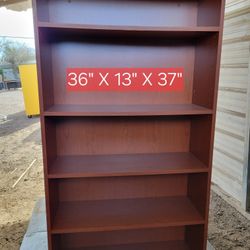 Brown Bookshelves