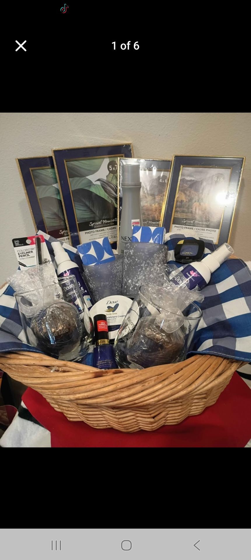 ALL OCCASION "ROYAL BLUE" GIFT BASKET