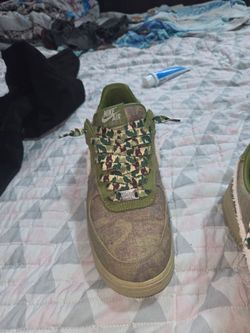 Air force  one camo  size 9.5  spanish and inglish