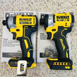DEWALT 20V XR Brushless 3-speed 1/4” Impact Driver (Tool Only) - $100-$120