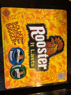 Vintage Rooster Tobacco 3D Vinyl Sign