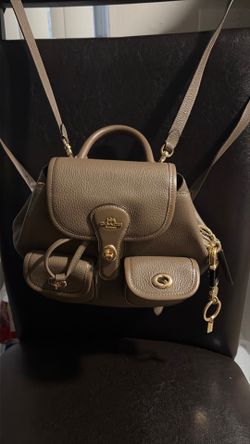 Lightly used Coach mini backpack. 130 OBO