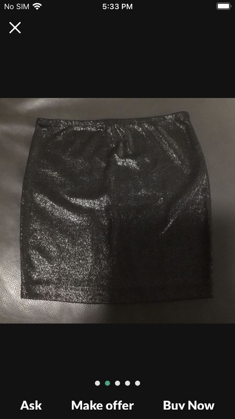 Beautiful FOREVER21 Mini Skirt Sz Small 