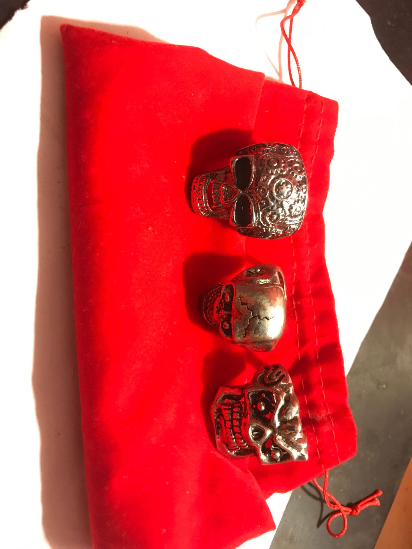 3 Harley Davidson rings