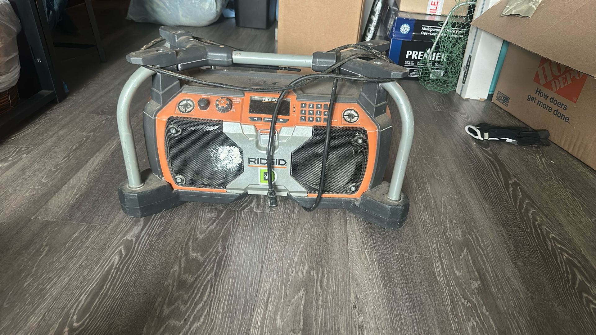 Ridgid portable Jobsite radio