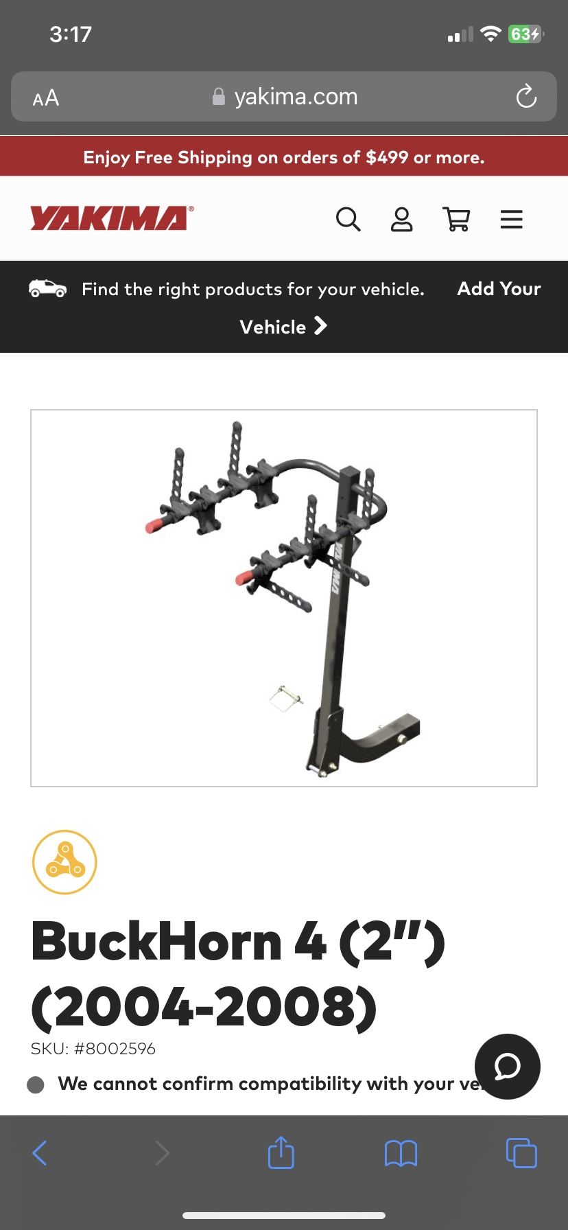 Yakima Buckhorn 4 Bicycle Carrier for Sale in San Antonio TX OfferUp