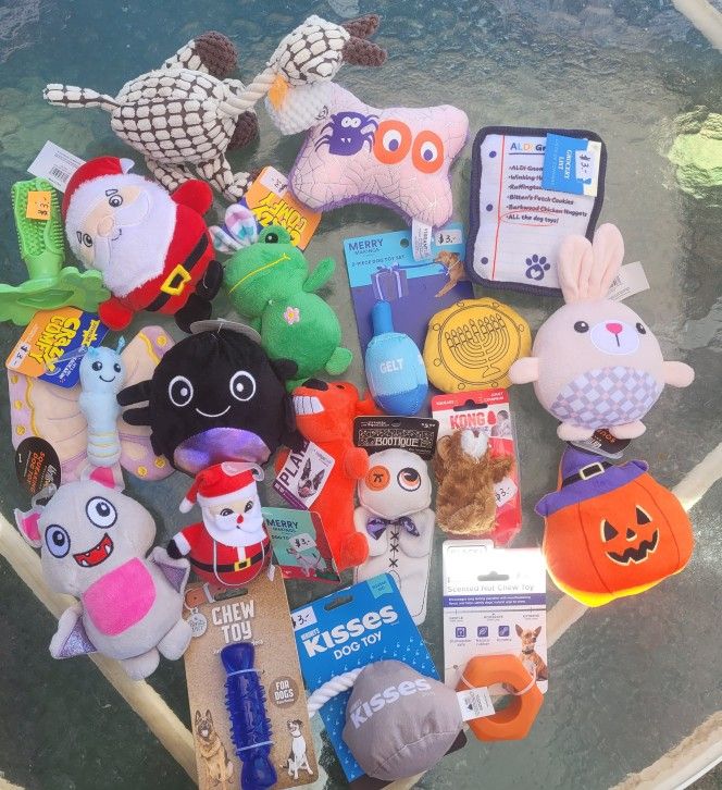 New Dog Toys $3 each CHRISTMAS