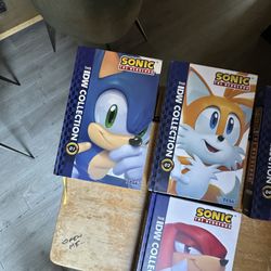Sonic The Hedgehog IDW Collection 1,2,3,4, Book