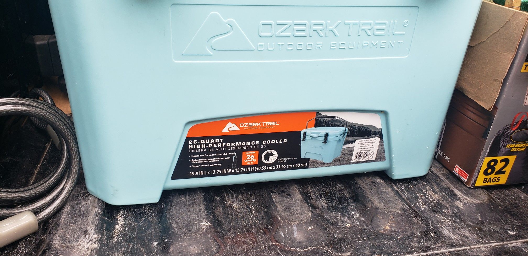 New 2021 model Ozark trail 26qt 26 quart roto molded cooler like RTIC