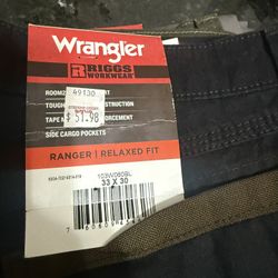Wrangler Work Pants 33x30