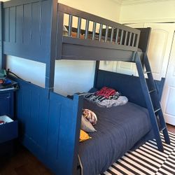 Pottery Barn Camp Twin Over Full Bunk Bed