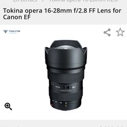 Tokina 16-28mm 2.8 For Canon Mount
