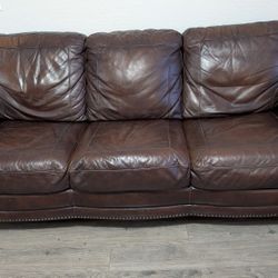 Leather sofa