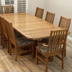 Dining Table With Matching Hutch