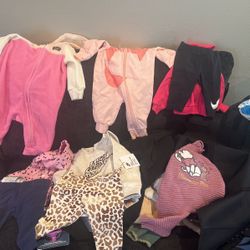Baby Girl Clothes / Playpen / Bassinet