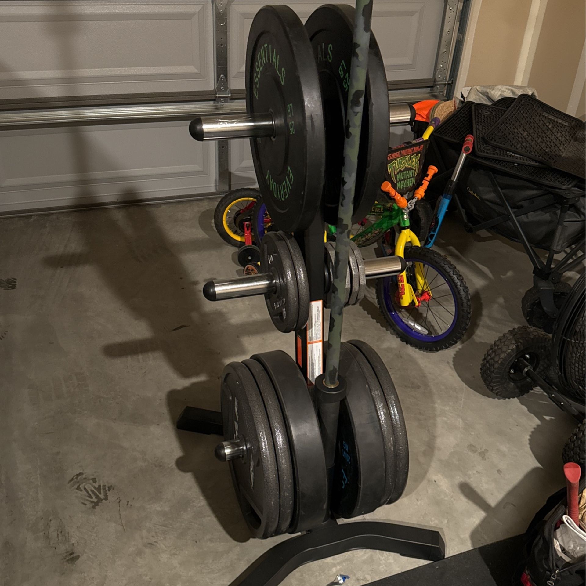 Weights & Weight Stand