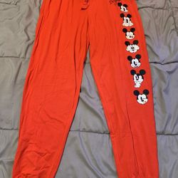 Mickey Mouse Lounge Pants Size M
