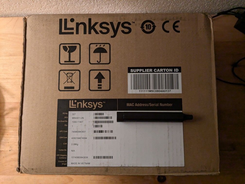 Linksys MX4301 tri-band router. New In Box $50