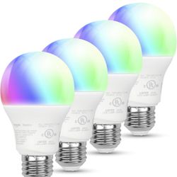 Amazon Basics Smart A19 LED Light Bulb, Color Changing New