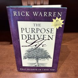 The Purpose Driven Life Rick Warren Hardcover 40 Days of Purpose Christian Book