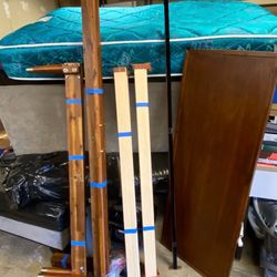 LOW PRICE MOVING- WEST ELM FULL SIZE SOLID WOOD BED